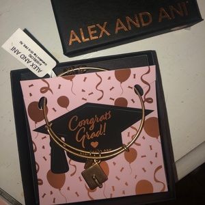 Alex and Ani graduation bracelet